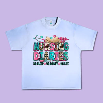 Urban Heavy Tee nursing diaries no sleep no money no life
