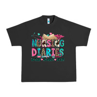 Pigment Black nursing diaries no sleep no money no life Urban Heavy Tee - Zillion Design Studio