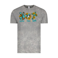 Cloud Rock peace love faith Vintage Tee - texasbilliewilder