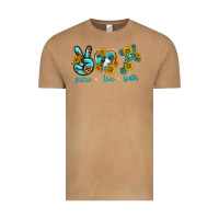 Peace Love Faith Vintage Tee | Teevron