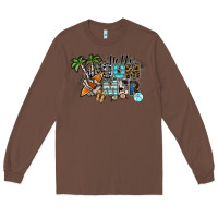 Chestnut hello summer Long Sleeve Tee - SublimationCraftShop