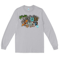 Moon Dust hello summer Long Sleeve Tee - SublimationCraftShop