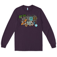 Plum hello summer Long Sleeve Tee - SublimationCraftShop