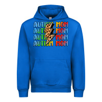Cobalt autism mom lightning bolt Urban Hoodie - LillyAllenDesigns