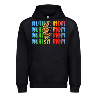 Foreset Green autism mom lightning bolt Urban Hoodie - LillyAllenDesigns