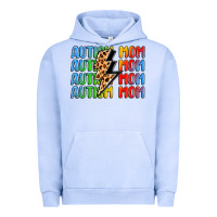Pigment Grape Ice autism mom lightning bolt Urban Hoodie - LillyAllenDesigns