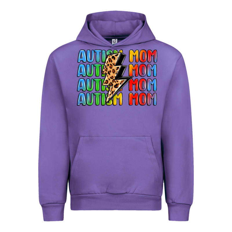 Autism Mom Lightning Bolt Urban Hoodie by LillyAllenDesigns | Teevron