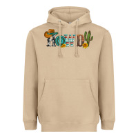 Mushroom howdy with cowboy hat and cactus Heavyweight Hoodie - Artiststas