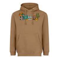 Toasted Coconut howdy with cowboy hat and cactus Heavyweight Hoodie - Artiststas