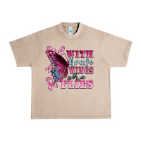 French Oak with brave wings she flies Urban Heavy Tee - BarkalooDesign
