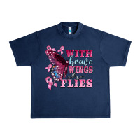 Navy with brave wings she flies Urban Heavy Tee - BarkalooDesign
