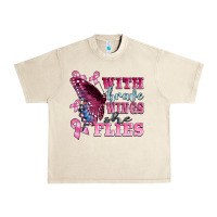 Sandshell with brave wings she flies Urban Heavy Tee - BarkalooDesign