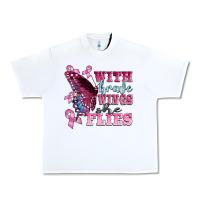 White with brave wings she flies Urban Heavy Tee - BarkalooDesign