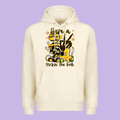 Have Rockin' New Year 2024 Premium Hoodie Designed By Maliassmallbusiness