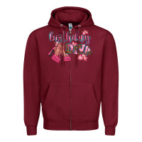 Burgundy birthday diva Zipper Hoodie - AdoDesignShop
