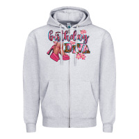 Heather Grey birthday diva Zipper Hoodie - AdoDesignShop