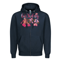 Navy birthday diva Zipper Hoodie - AdoDesignShop