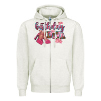 Oatmeal Heather birthday diva Zipper Hoodie - AdoDesignShop