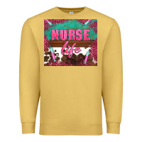 Antique Gold western nurse life needle Premium Sweatshirt - BarkalooDesign