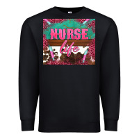 Black western nurse life needle Premium Sweatshirt - BarkalooDesign
