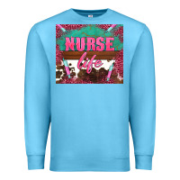 Ocean Blue western nurse life needle Premium Sweatshirt - BarkalooDesign