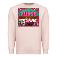 Pale Pink western nurse life needle Premium Sweatshirt - BarkalooDesign