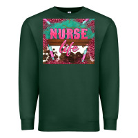 Sports Green western nurse life needle Premium Sweatshirt - BarkalooDesign