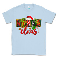 Dusty Blue christmas nonna claus Classic Tee - FaDigitalArtStudio