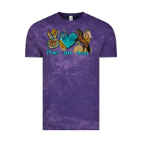 Cloud Purple peace love horses tbw Vintage Tee - texasbilliewilder