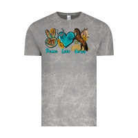 Cloud Rock peace love horses tbw Vintage Tee - texasbilliewilder
