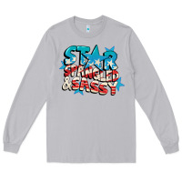 Moon Dust Star spangled and sassy 4th of july Long Sleeve Tee - CowGirlArtShop