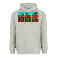 Horses Roses Ann Cactuses License Plate Heavyweight Hoodie | Teevron
