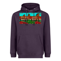 Plum horses roses ann cactuses license plate Heavyweight Hoodie - Artiststas