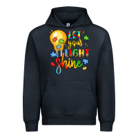 Navy let your light shine Urban Hoodie - LillyAllenDesigns