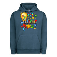 Pigment Midnight Navy let your light shine Urban Hoodie - LillyAllenDesigns