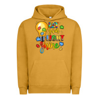 Pigment Peanut Butter let your light shine Urban Hoodie - LillyAllenDesigns