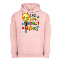 Pigment Salmon let your light shine Urban Hoodie - LillyAllenDesigns