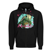 Black i'm turtley adorable Zipper Hoodie - JahusDesignShop