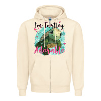Sandshell i'm turtley adorable Zipper Hoodie - JahusDesignShop