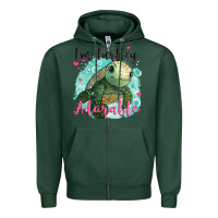 Sports Green i'm turtley adorable Zipper Hoodie - JahusDesignShop