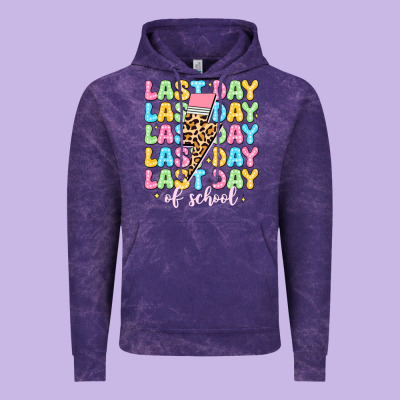 Last Day Of School Vintage Hoodie Designed By Jahusdesignshop