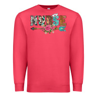 Cardinal western nurse arrow floral Premium Sweatshirt - BarkalooDesign