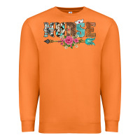 Carrot western nurse arrow floral Premium Sweatshirt - BarkalooDesign