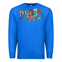True Royal western nurse arrow floral Premium Sweatshirt - BarkalooDesign