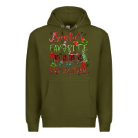 Army Green santa's favorite para professional Premium Hoodie - MaliasSmallBusiness