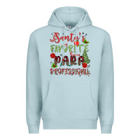 Blue Mist santa's favorite para professional Premium Hoodie - MaliasSmallBusiness
