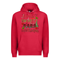 Cardinal santa's favorite para professional Premium Hoodie - MaliasSmallBusiness
