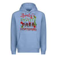 Colony Blue santa's favorite para professional Premium Hoodie - MaliasSmallBusiness