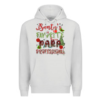 Dove Grey santa's favorite para professional Premium Hoodie - MaliasSmallBusiness