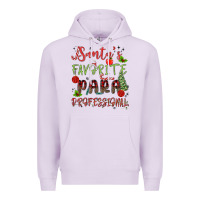 Lilac santa's favorite para professional Premium Hoodie - MaliasSmallBusiness
